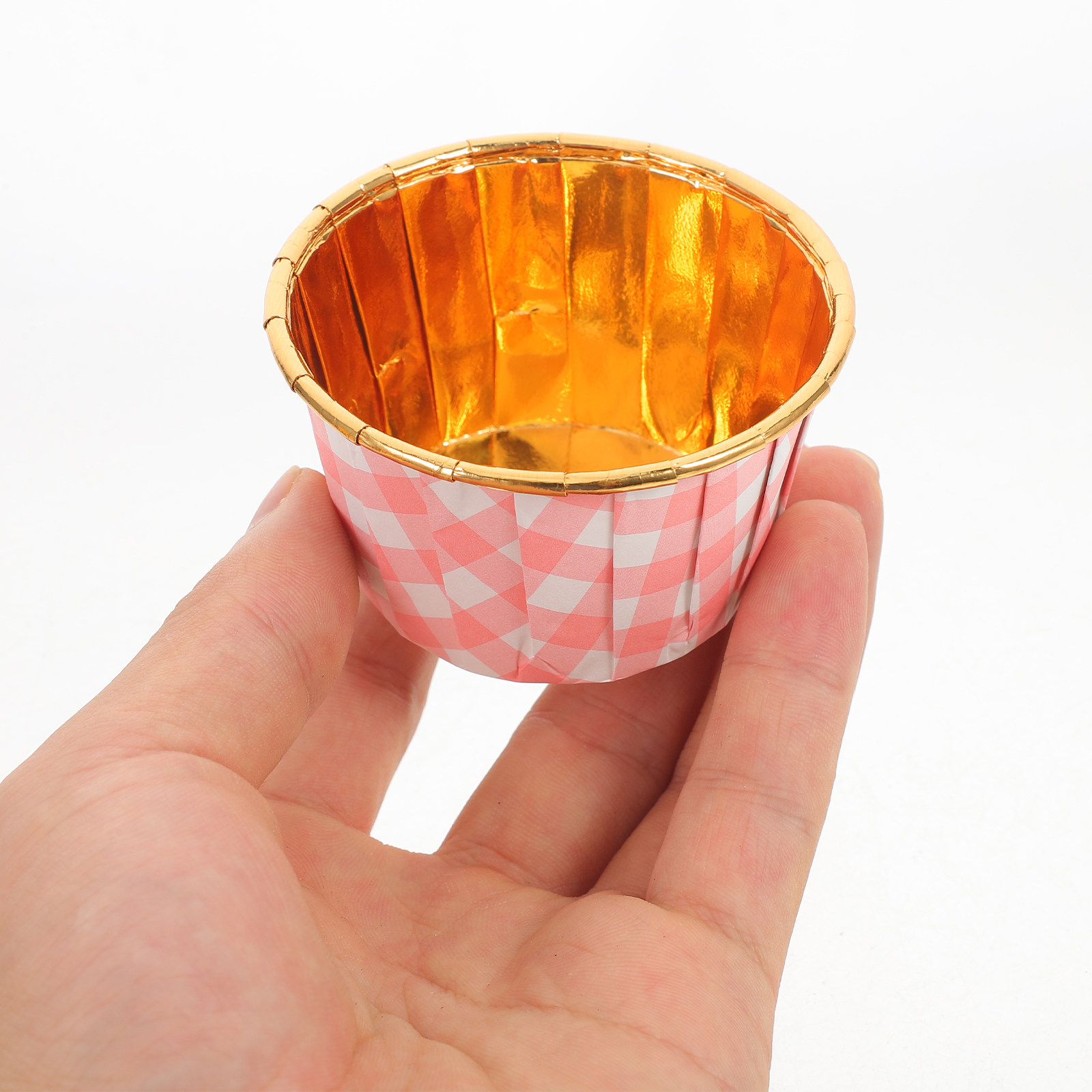 Wedding Supply Decor - 50 szt. aluminiowych foremek na muffinki,