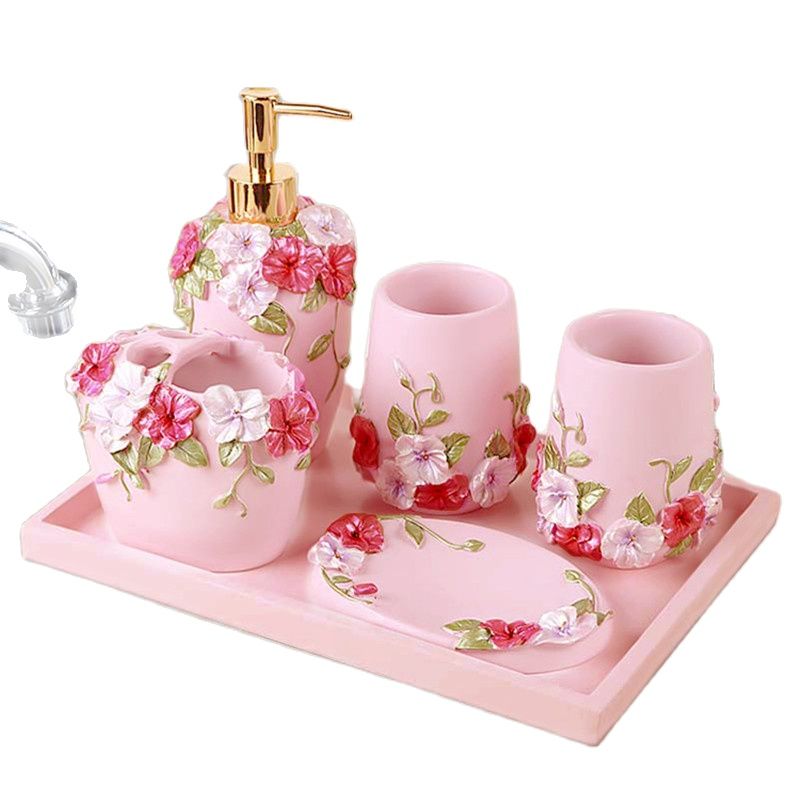 Zestaw upominkowy ślubny - róż – Wedding Bathroom Supply Kit recenzja i cena