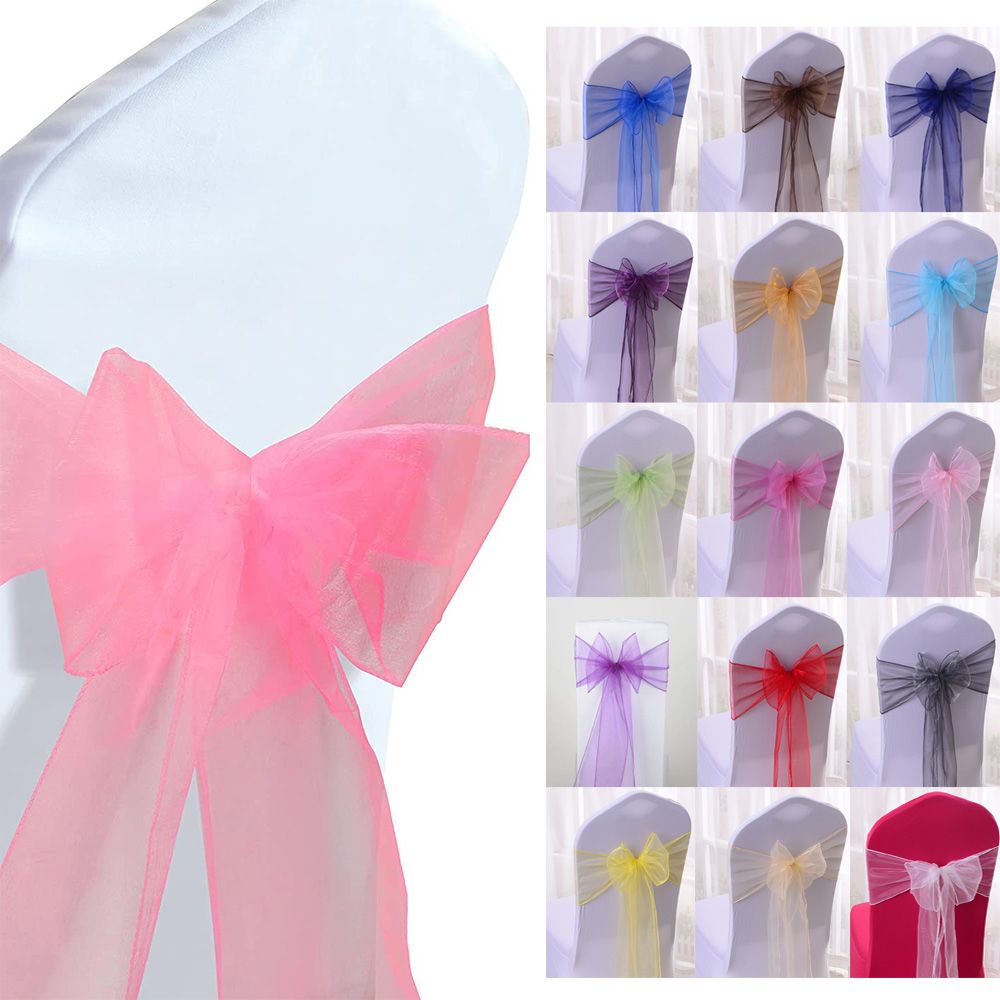 1 szt. Organzowa wstążka do de – Chair Sash Organza recenzja i cena