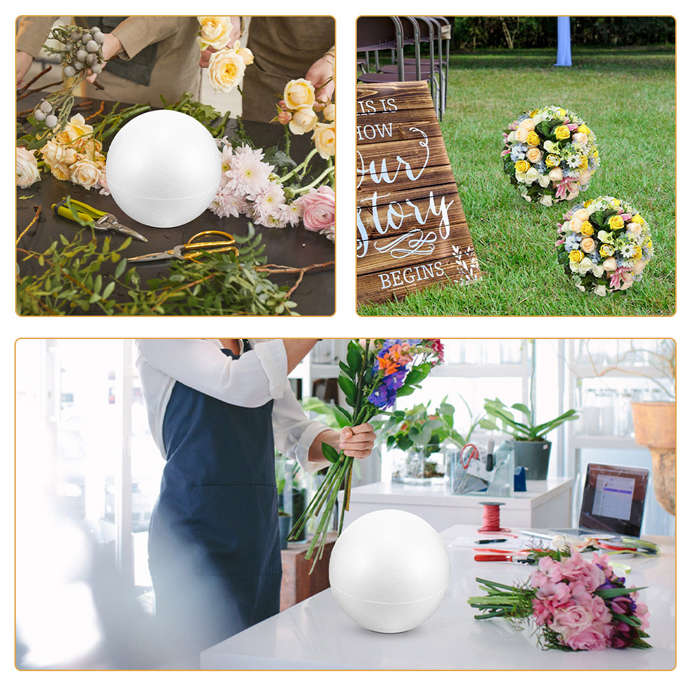 Duża biała okrągła piankowa ku – Wedding Supply Decor recenzja i cena
