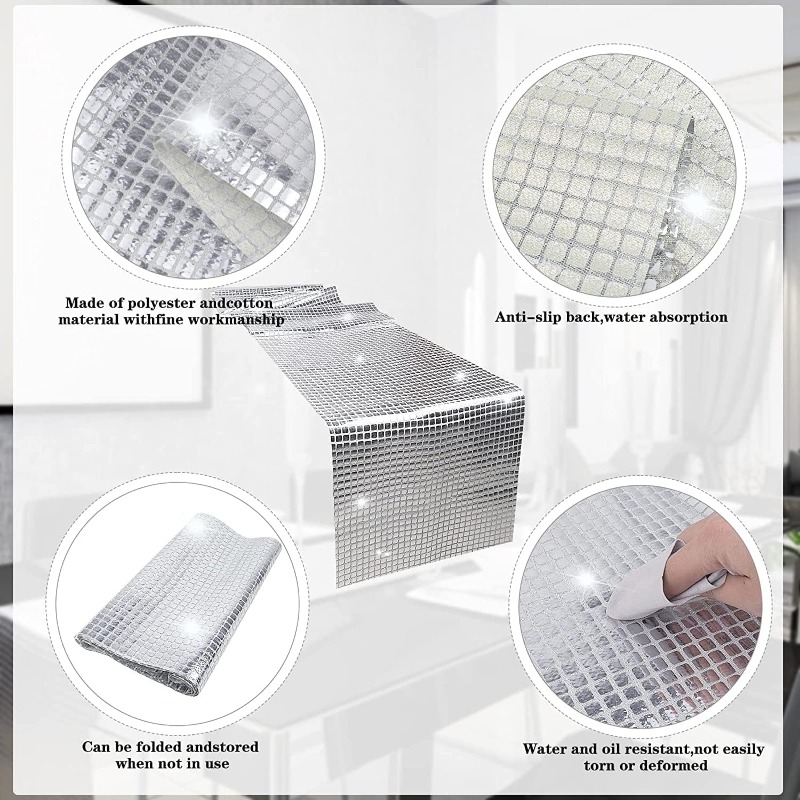 Błyszczący cekinowy bieżnik na – Table Runner Sequin recenzja i cena