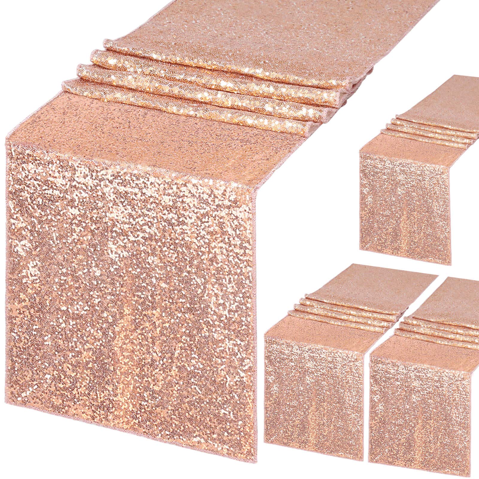 4szt Brokatowy cekinowy bieżni – Table Runner Sequin recenzja i cena