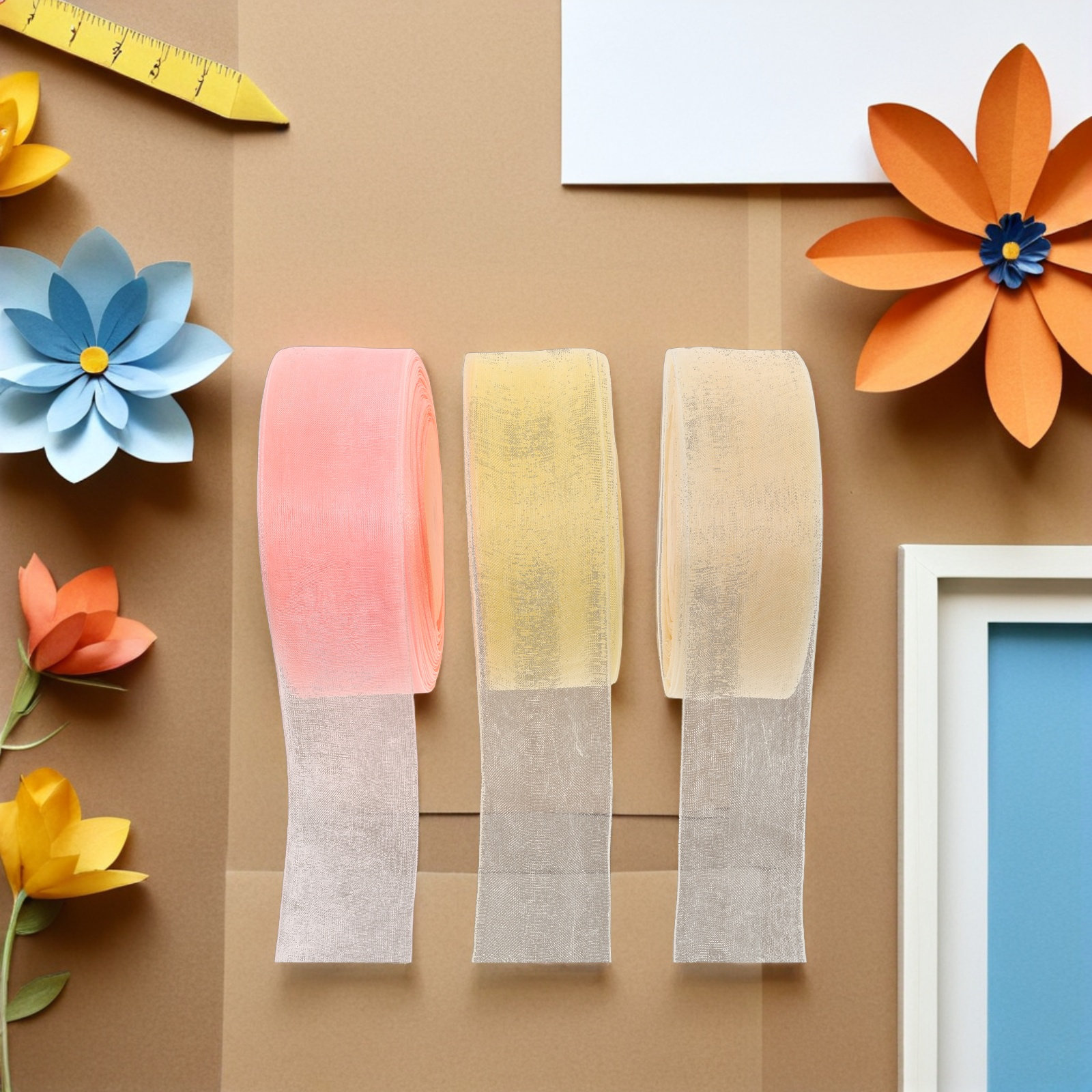 3 rolki przezroczystej wstążki – Chair Sash Organza recenzja i cena