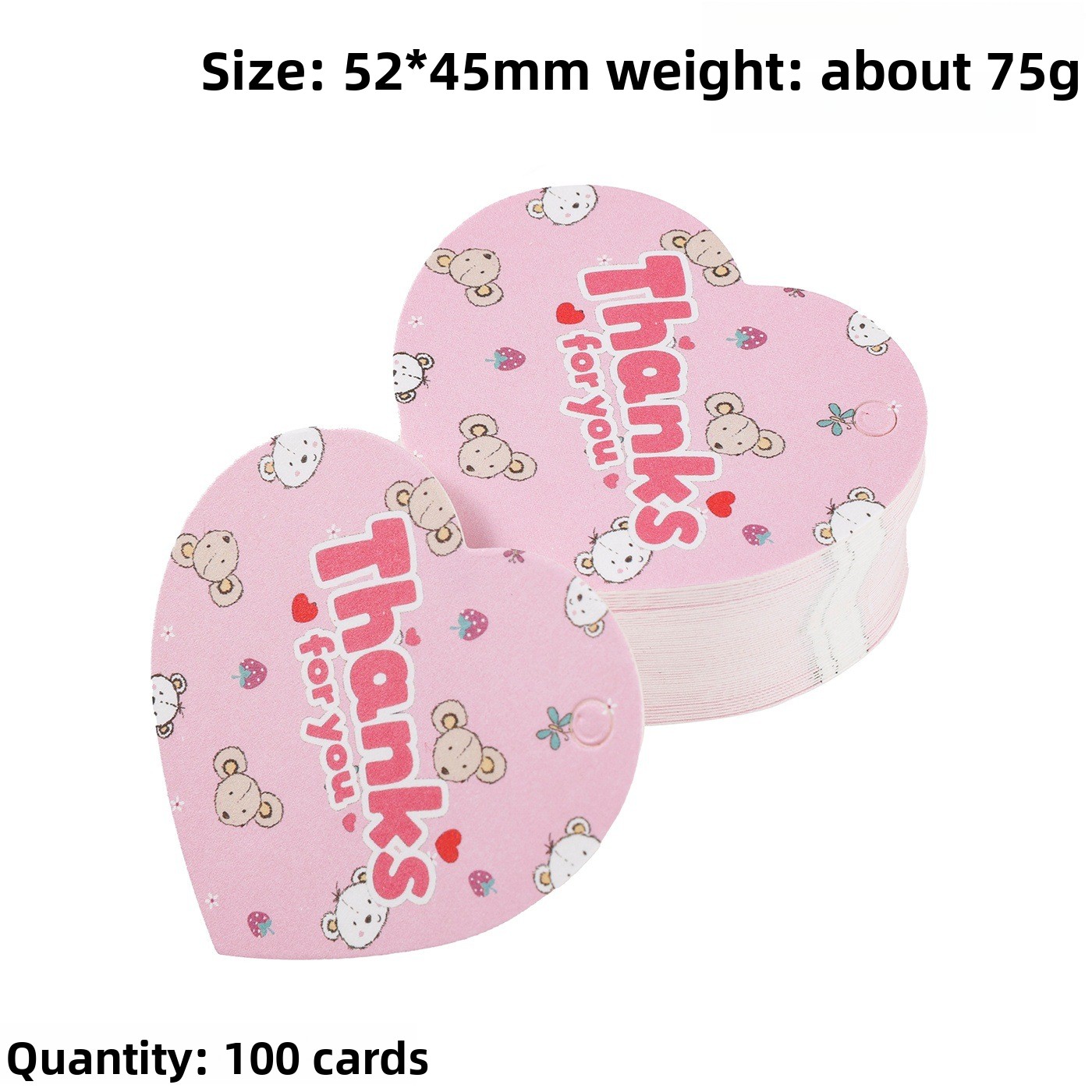 100 szt. Etykietki z podziękow – Wedding Supply Decor recenzja i cena