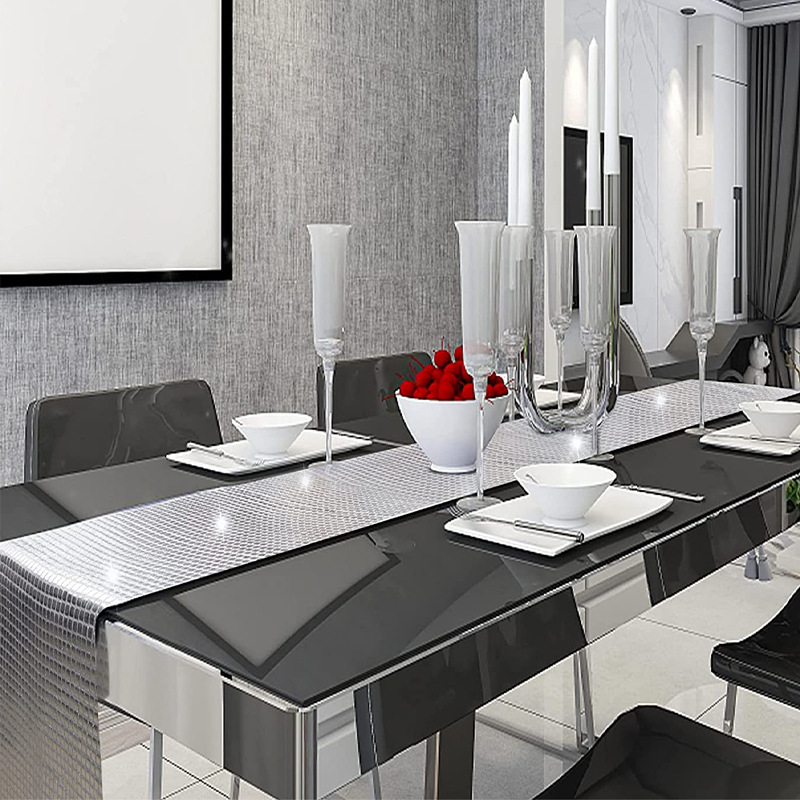 Błyszczący lustrzany złoty/sre – Table Runner Sequin recenzja i cena
