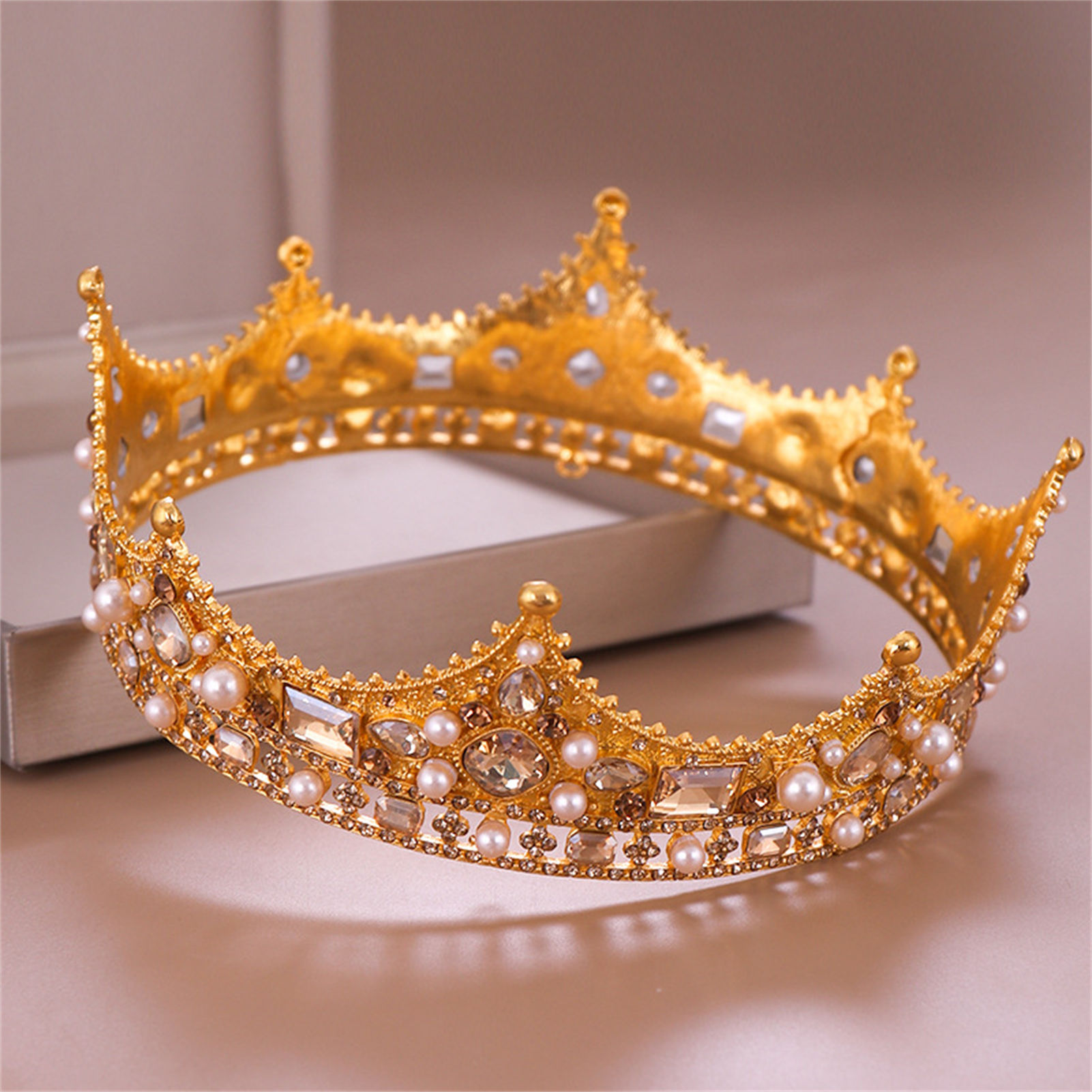 Korona ślubna z cyrkoniami, ti – Wedding Supply Decor recenzja i cena